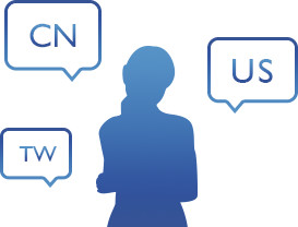 言語が国ごとに異なる為、逐一の対応や事業拡大が難しい